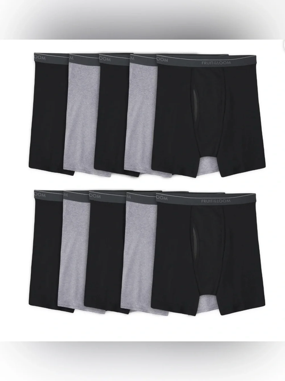Fruit of the Loom Men's CoolZone Boxer Briefs 10 Pack